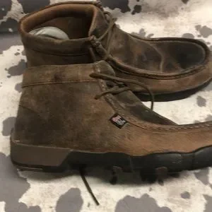 Mens Justin Chukkas. Size 9. Gently used. Lots of life left. Justin L0991 Brown Leather Chukka Laced Work Boots - Womens  main image 3